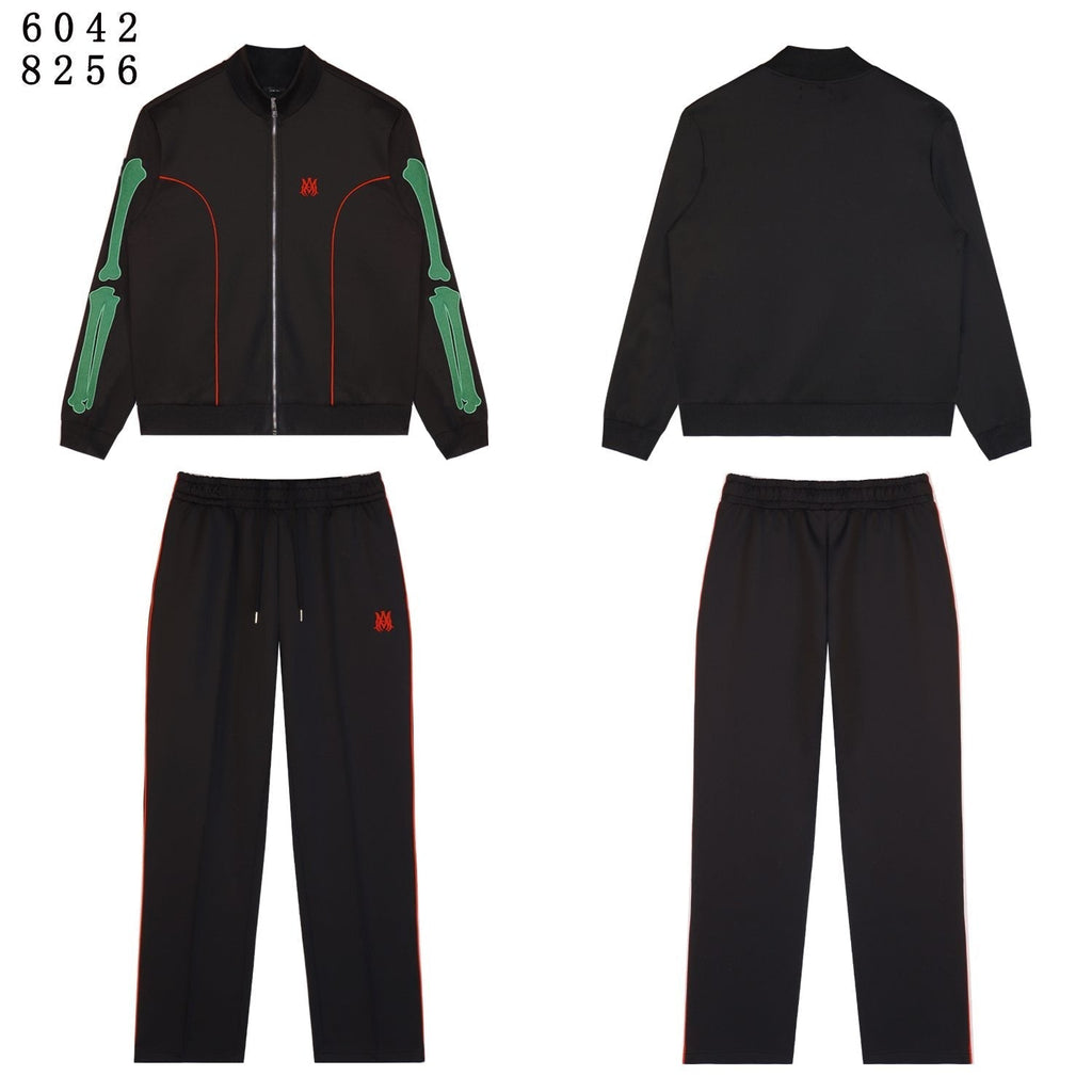 AMIRI Bones Track Jacket & Pants Matching Set — hero