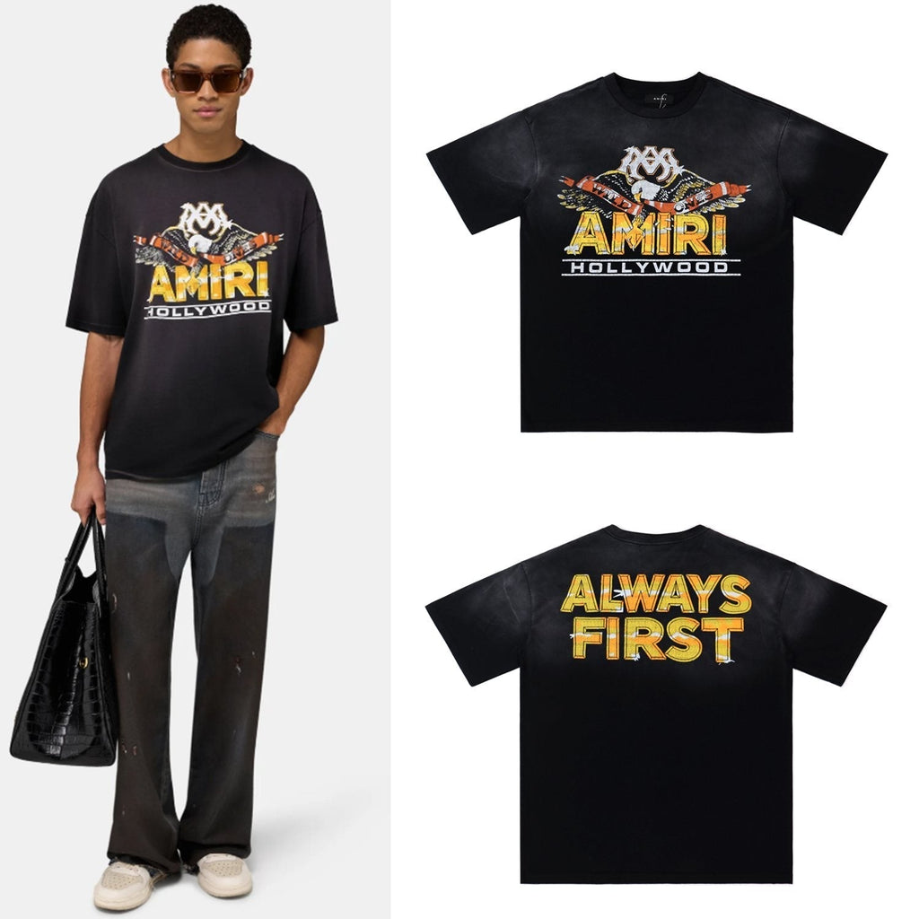 AMIRI Always First Eagle Graphic T-Shirt — context