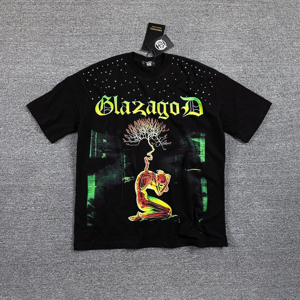 Glazagod Vade Retro Tenebras Graphic T-Shirt — hero