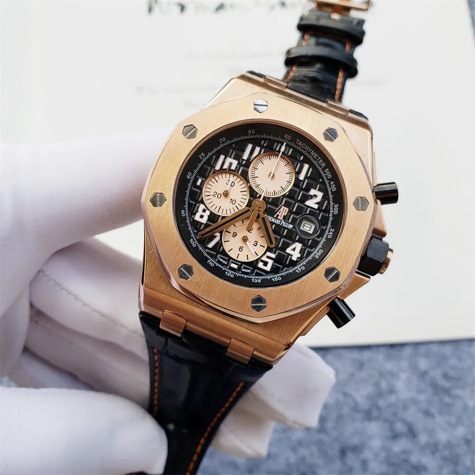 AP Royal Oak Rose Gold Chronograph - Hình 5