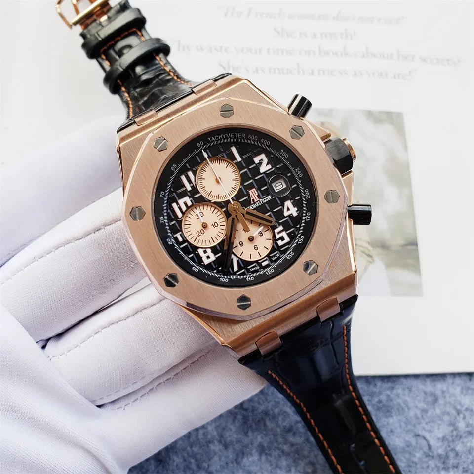 AP Royal Oak Rose Gold Chronograph - Hình 7