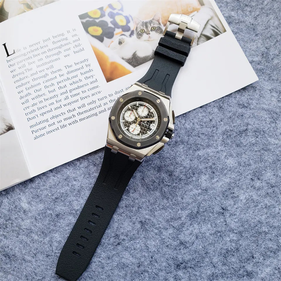 AP Royal Oak Black Rubber - Hình 6