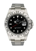 stainless Rolex Explorer II Black Dial