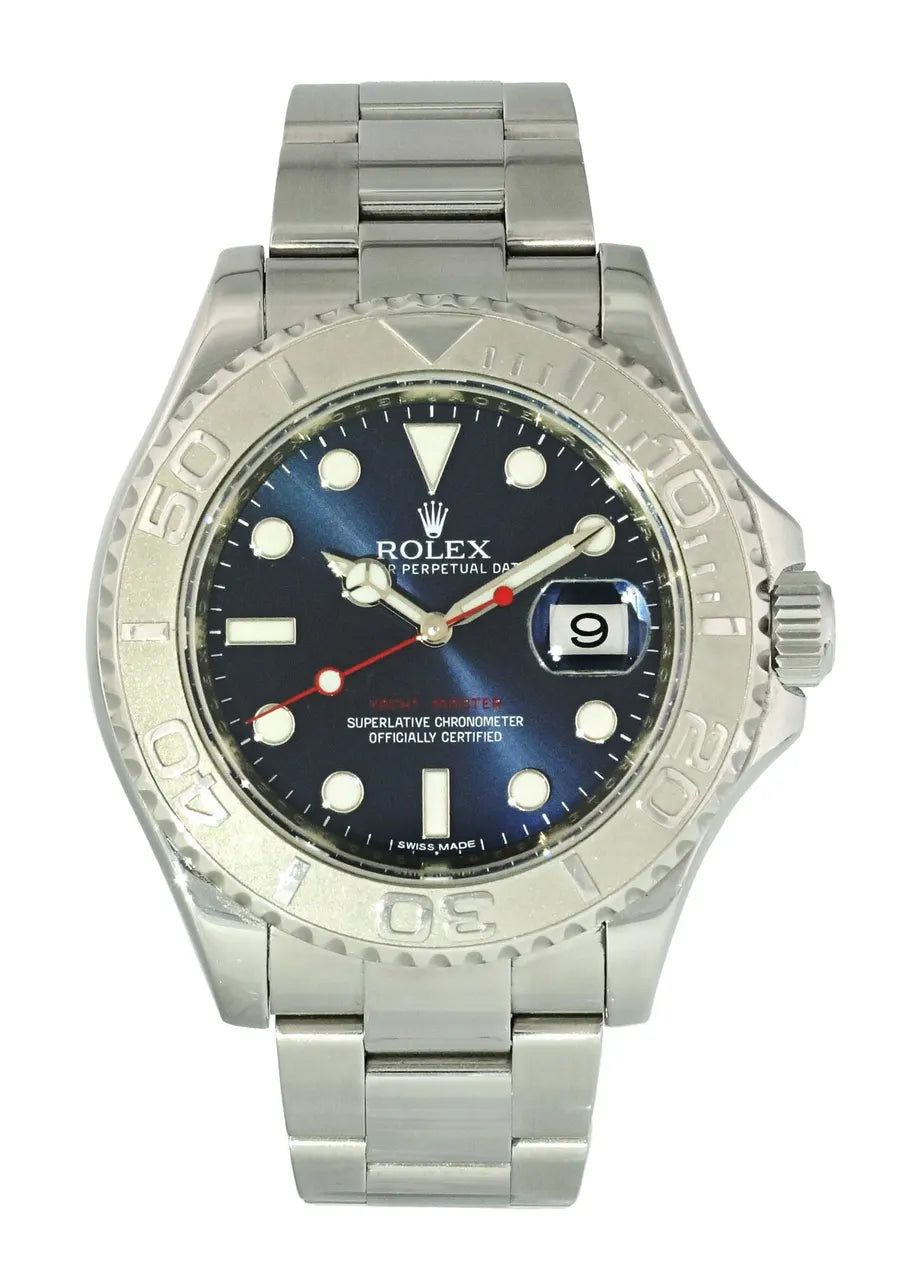 stainless steel Rolex Yacht-Master Blue Dial - Hình 6