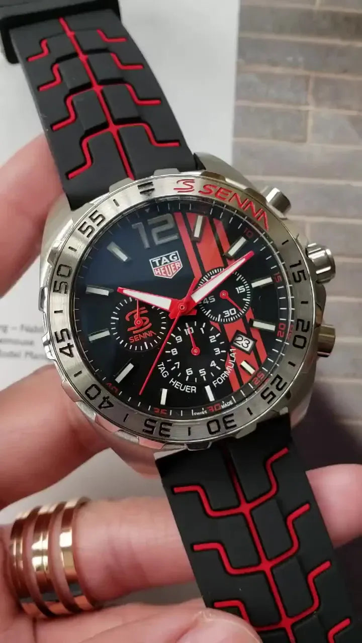 black TAG Heuer Senna Edition